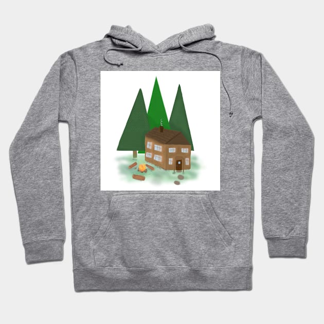 House in the woods Hoodie by Charlotsart